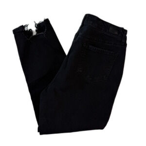 Sofia Jeans by Sofia Vergara, Black Ripped Cropped Curvy, Sz 12 2/$25 Deal